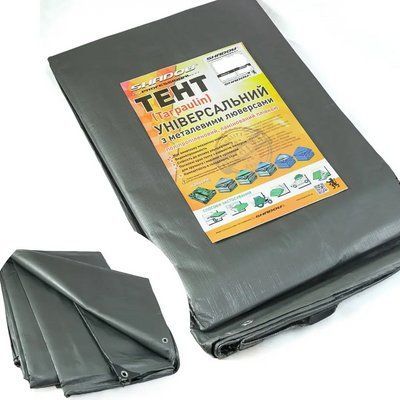 Тент 250 г/м2 3 х 4 м Shadow тарпауліновий (Чіткий розмір) тент від дощу ТТШД0003 фото