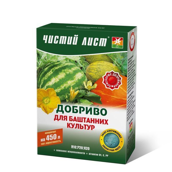 Добриво кристалічне 300г "Чистий Лист" для бахчевих ЧС4820179190434 фото