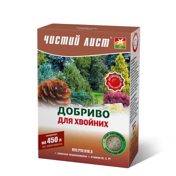 Добриво кристалічне 900 г "Чистий Лист" для хвойників ЧС4820179192742 фото