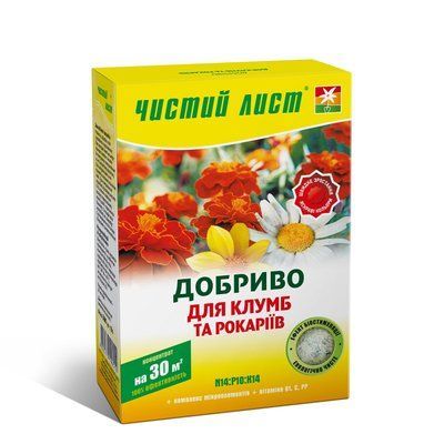 Удобрение кристаллическое 300 г "Чистый Лист" для клумб и рокарий ЧС4820179190519 фото